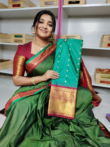 Gadwal silk saree