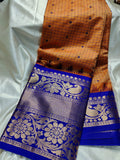 Ashadam gadwal silk saree
