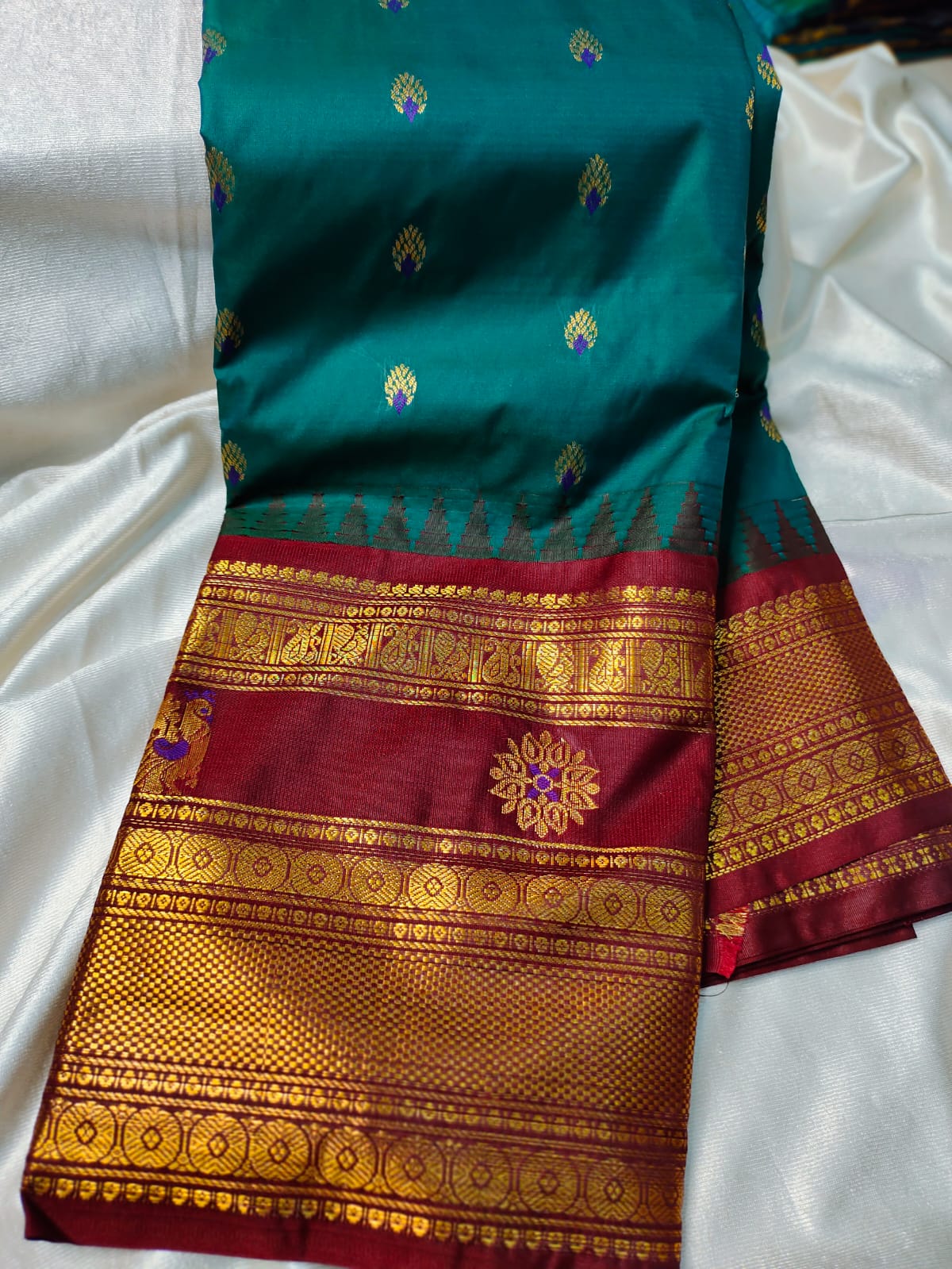 Vintage gadwal silks