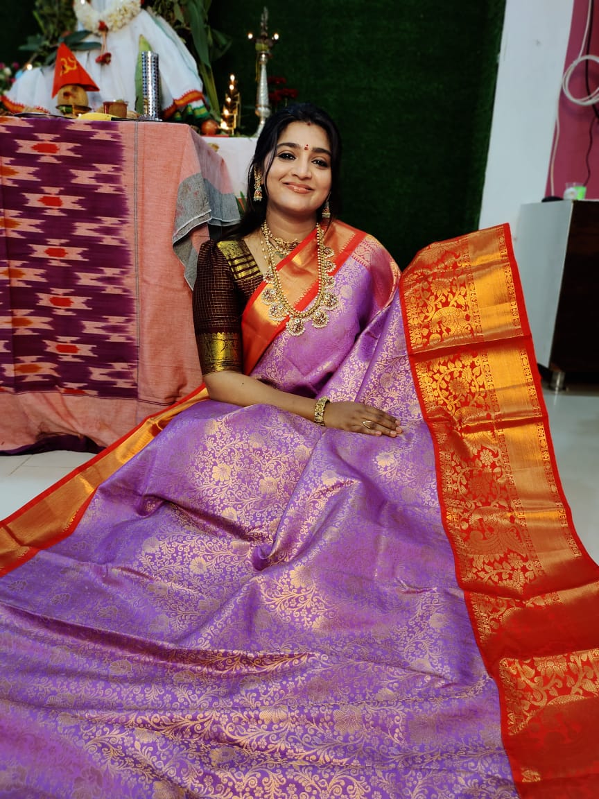 Lavender kanchi