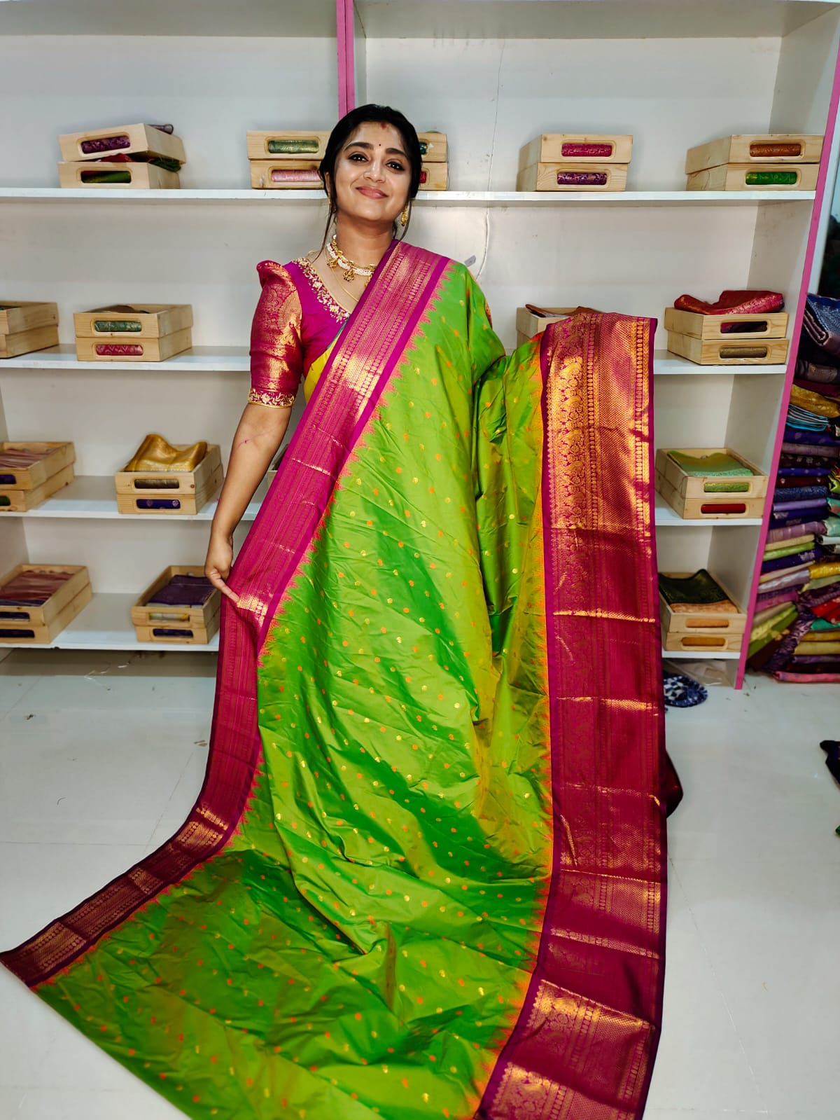 Ashadam sale gadwal silk saree