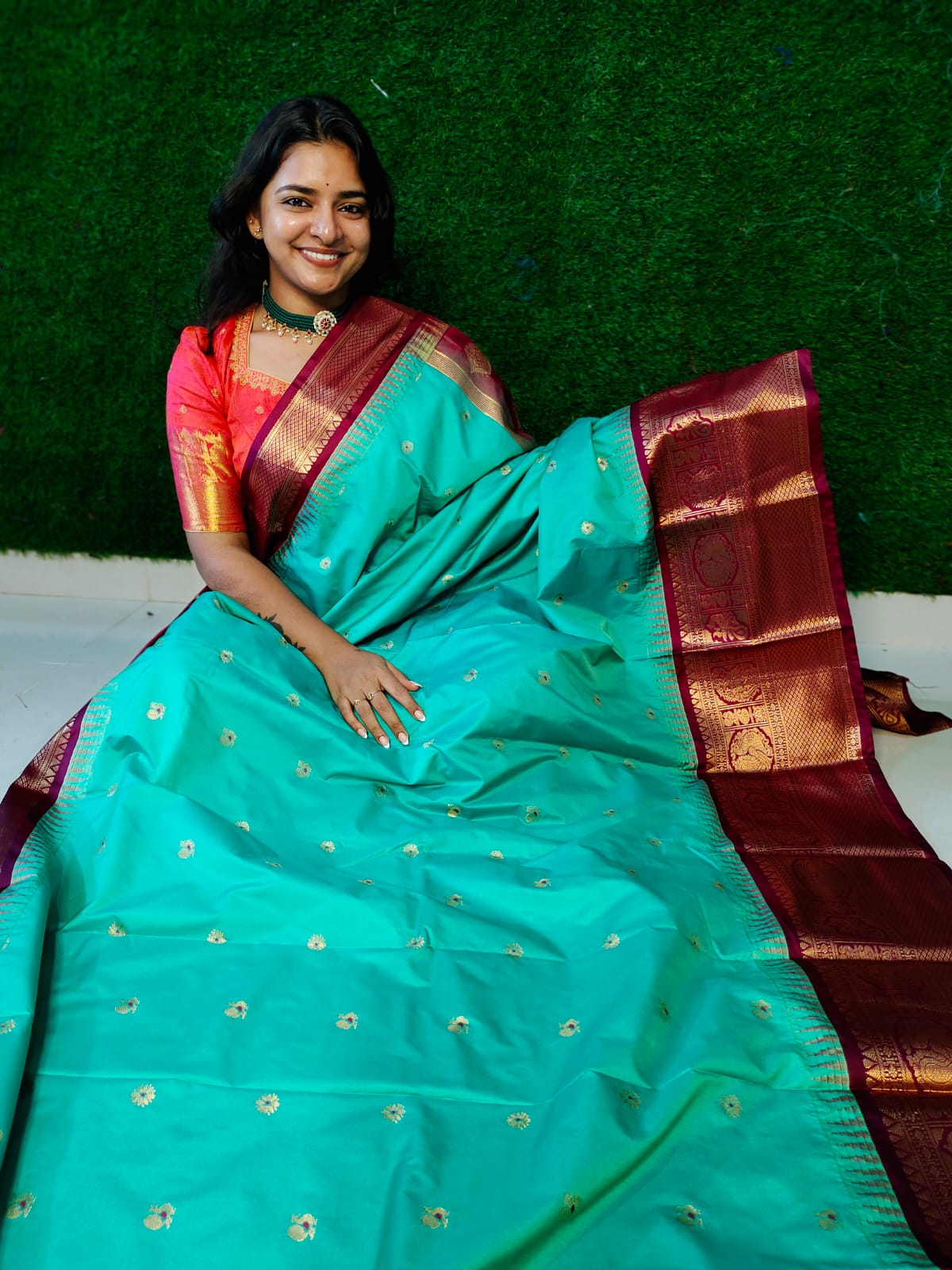 50% offer gadwal silk Saree