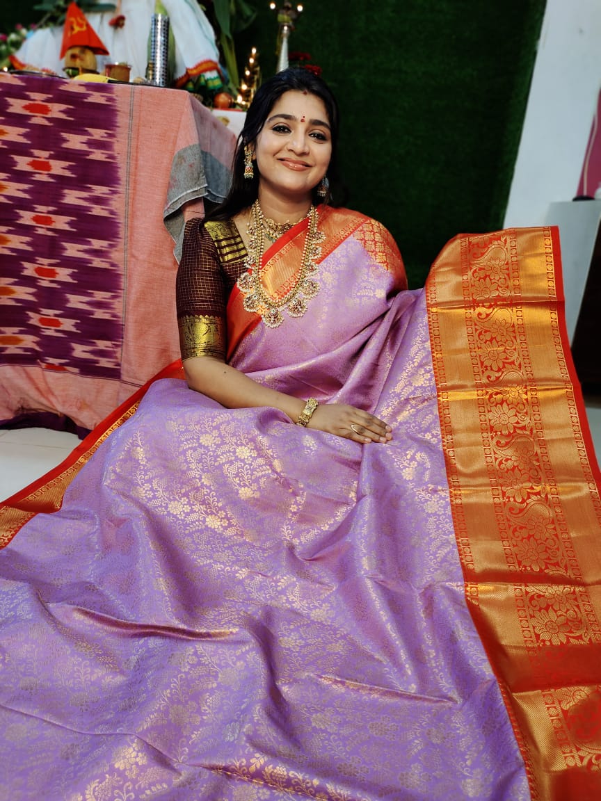 Lavender kanchi