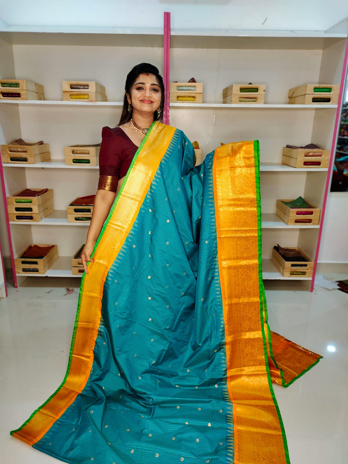 50% offer gadwal silk sarees