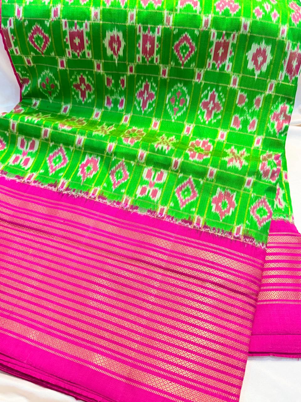 50% Offer Ikkat Pattu Saree