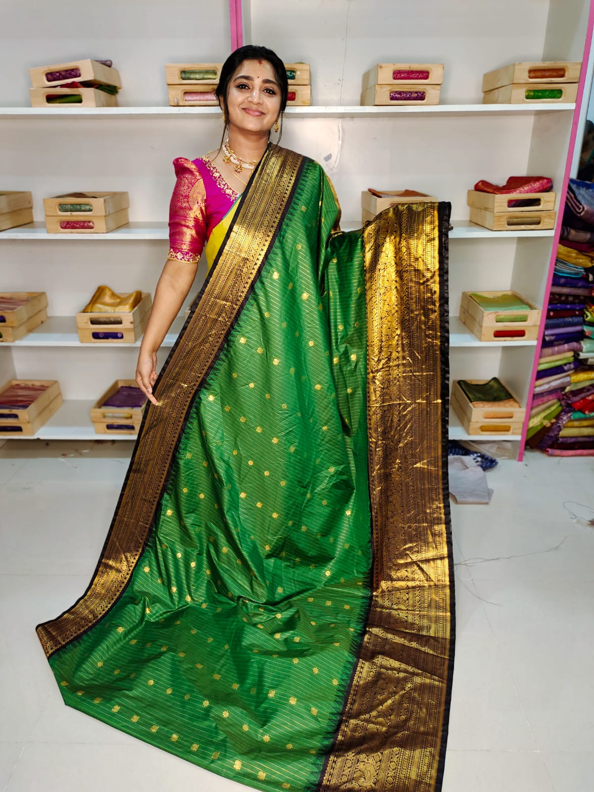 Ashadam sale gadwal silk saree