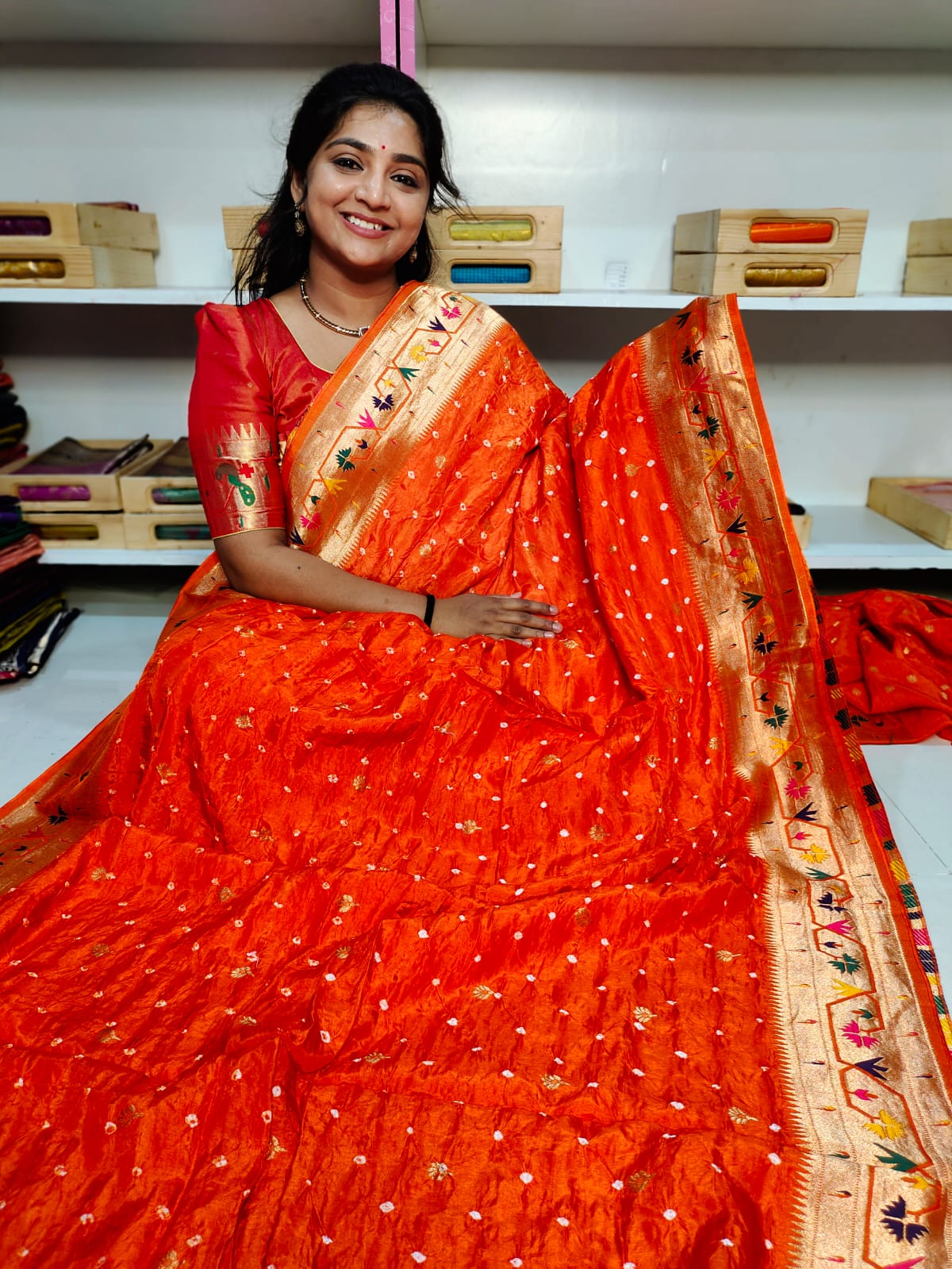 Bandini silk saree