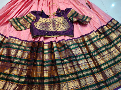 Vintage gadwal lehangas