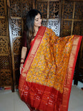 Ikkat duppata 
100% silk Mark certified