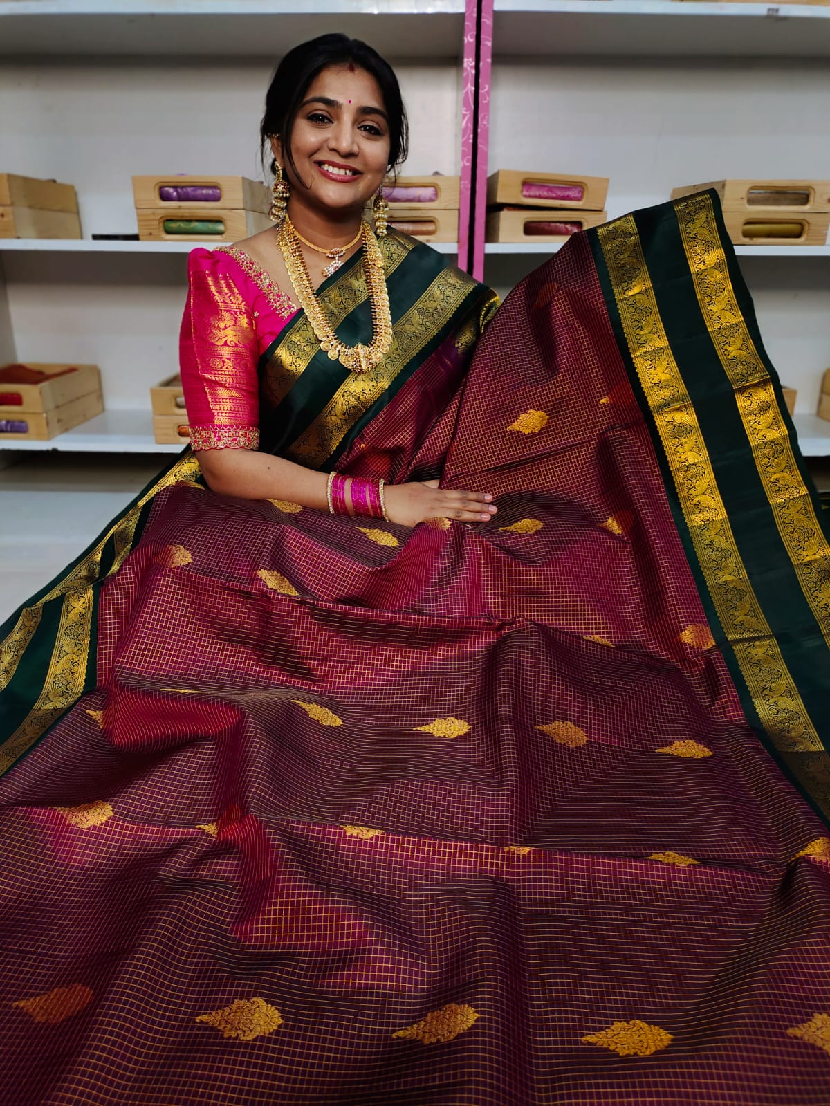 50% Silk mark vintage pattu sarees