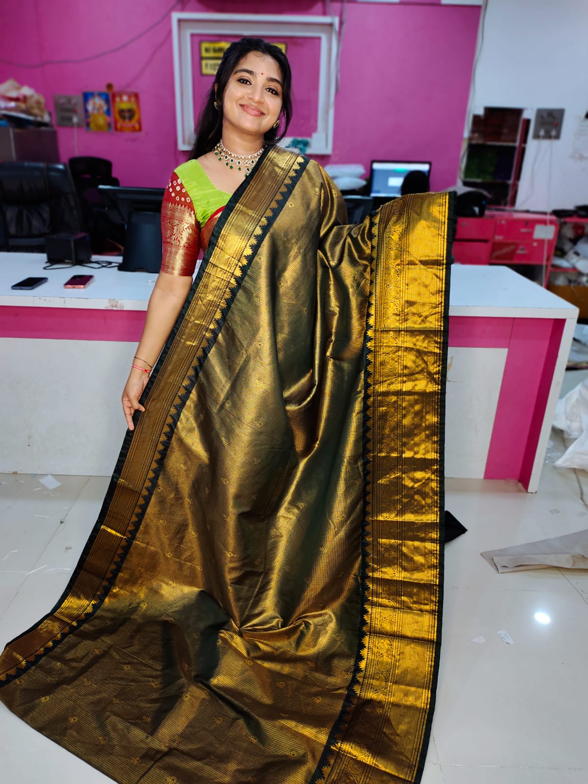 Vintage gadwal sarees