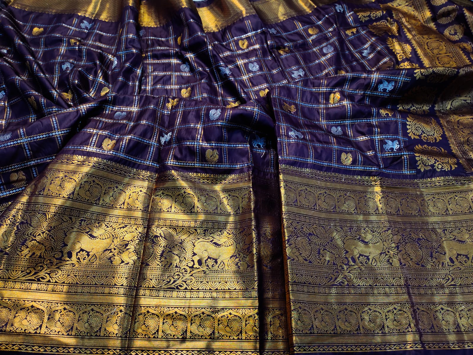 Vintage gadwal sarees