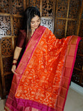Ikkat duppata 
100% silk Mark certified
