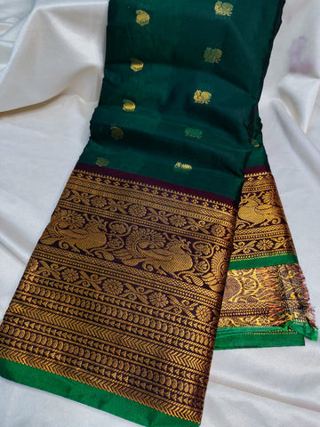 Vintage gadwal silk saree