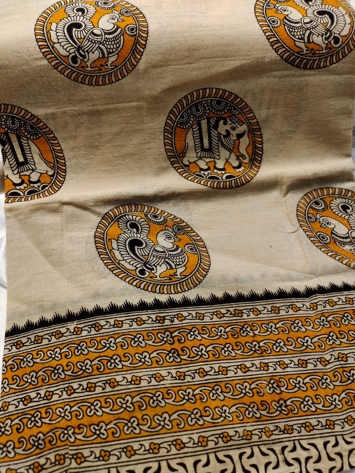 Kalamkari cotton sarees