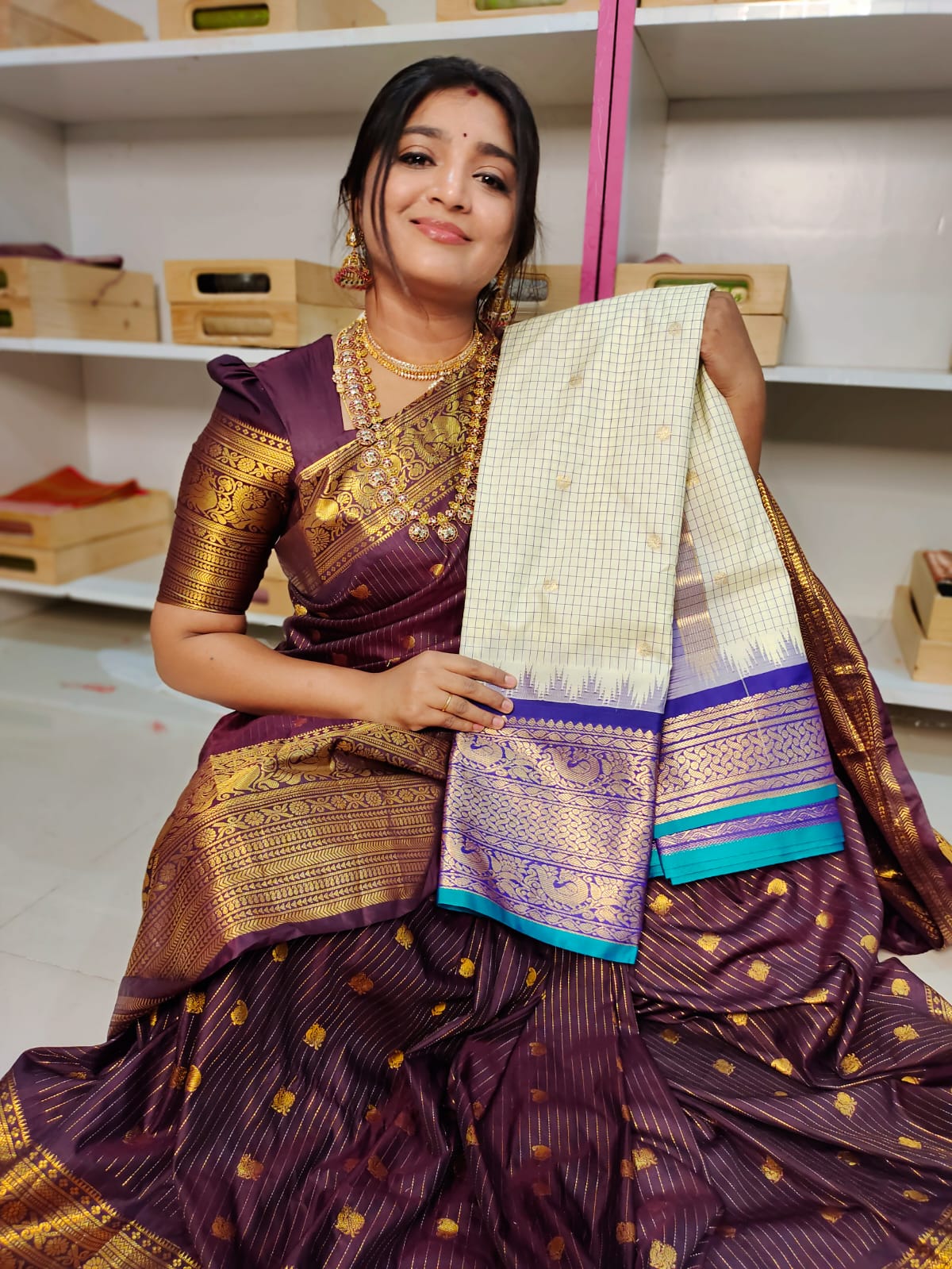 Vitange gadwal silk saree