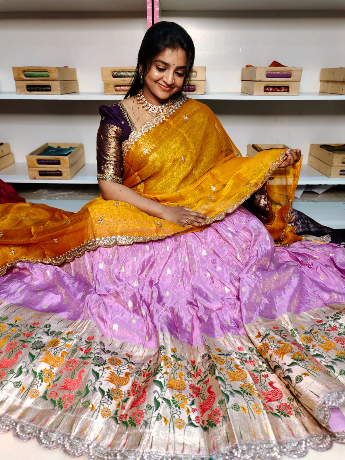 Paithani lehanga