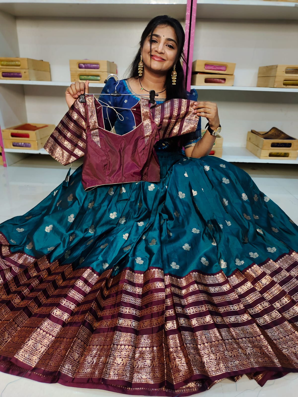 Banarasi lehangas