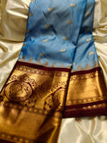 Ashadam gadwal silk saree