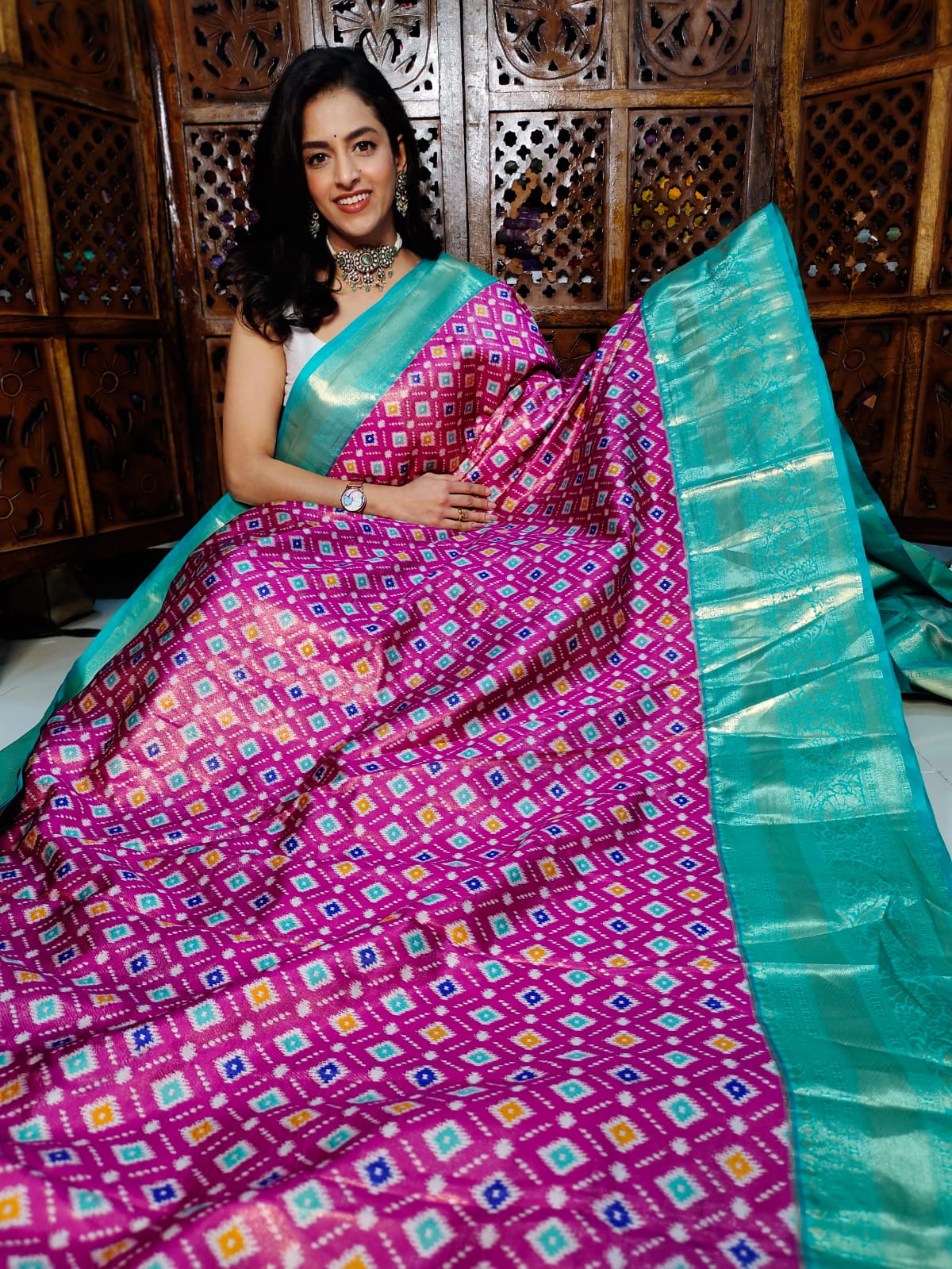 50% offer banarasi silk saree