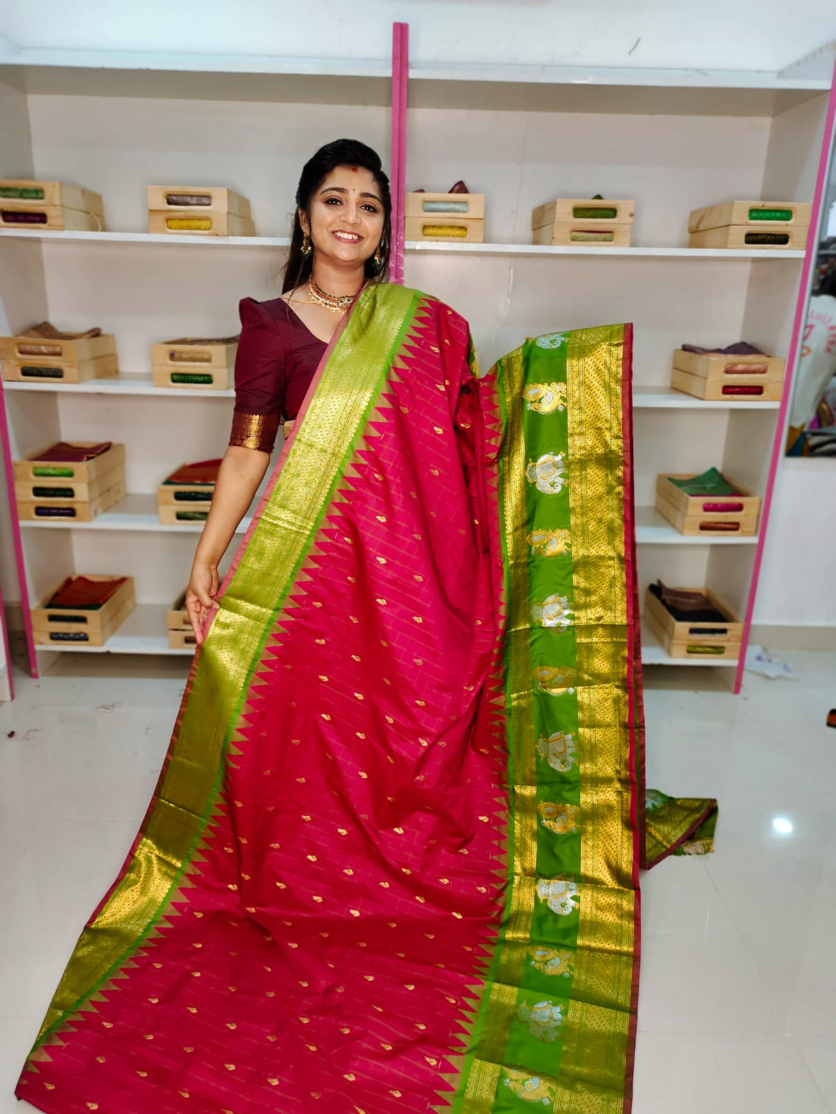 50% offer gadwal silk sarees