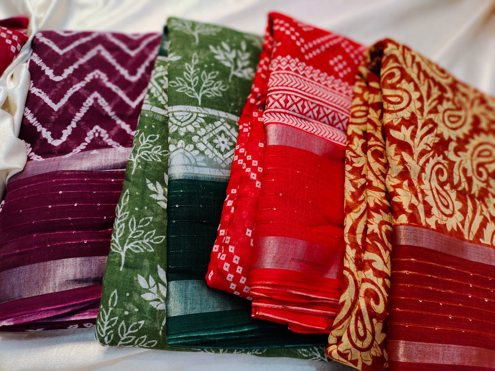 1+3 dola silk saree
