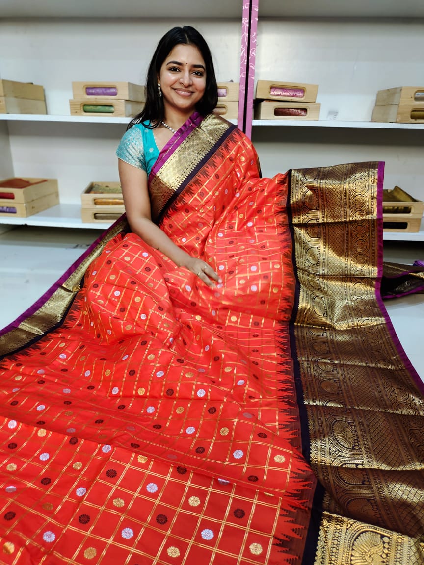 65% offer gadwal silk saree