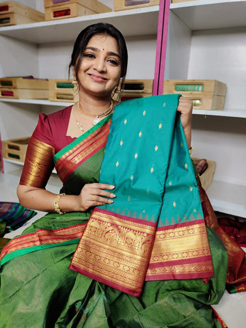 Gadwal silk saree