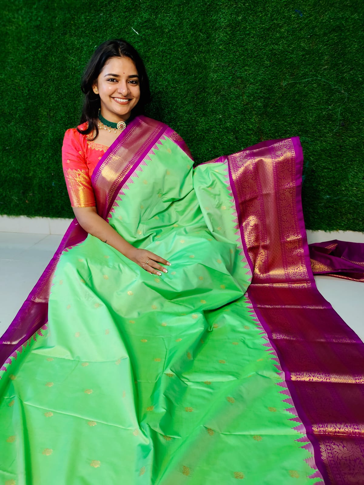 Vitange gadwal silk saree