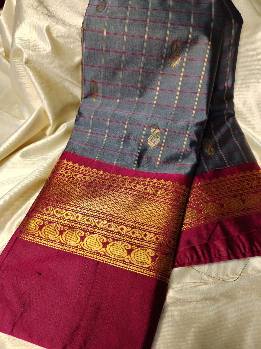 Vitange gadwal silk