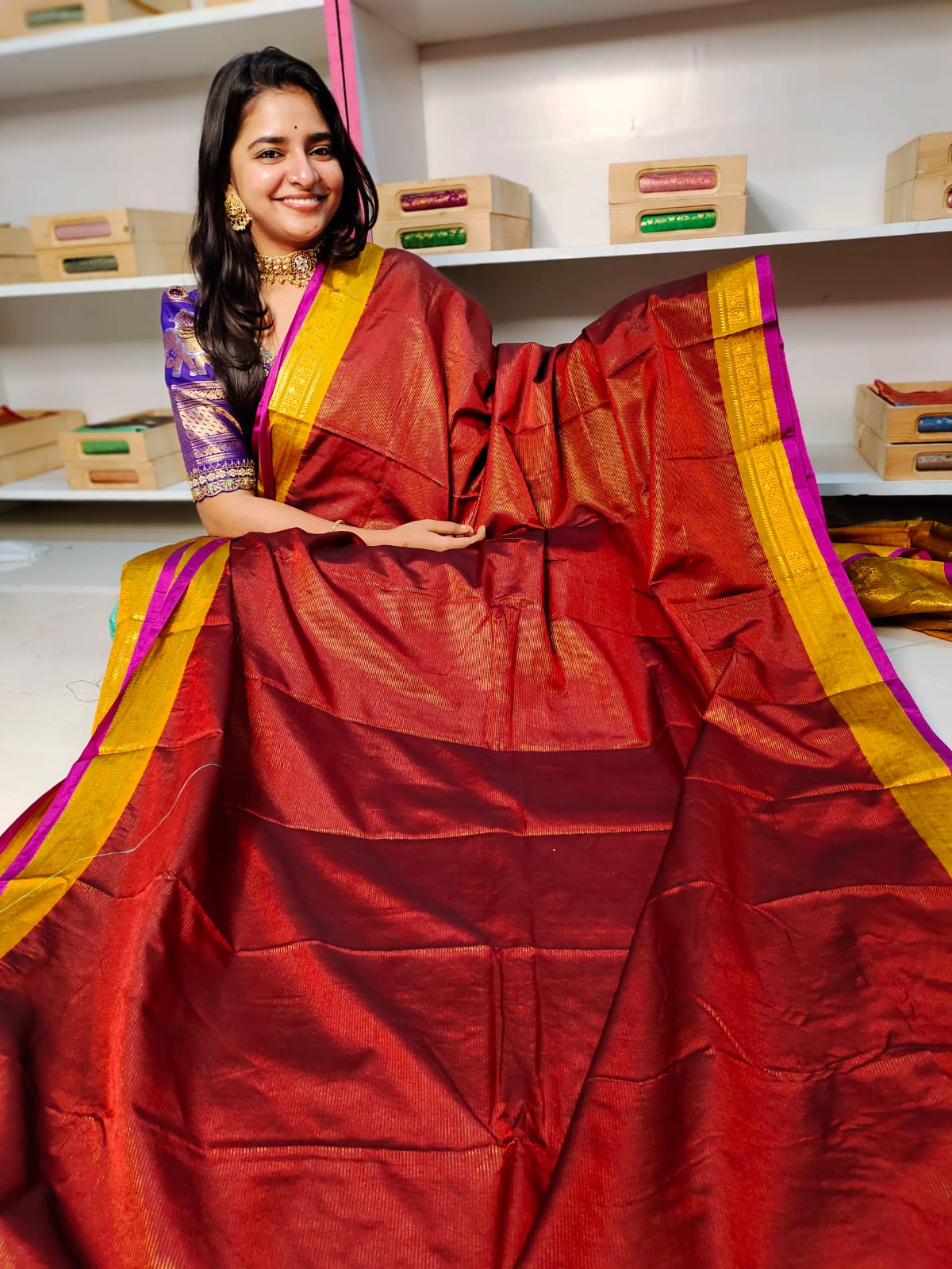 50% offer gadwal silk saree