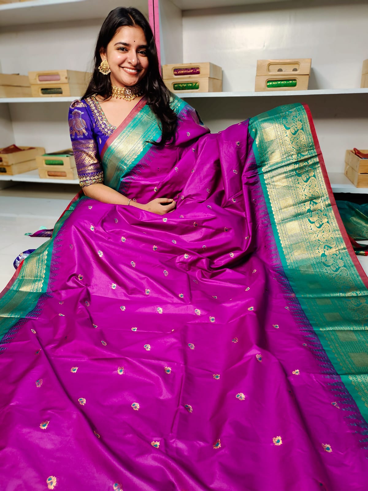 50% offer gadwal silk saree