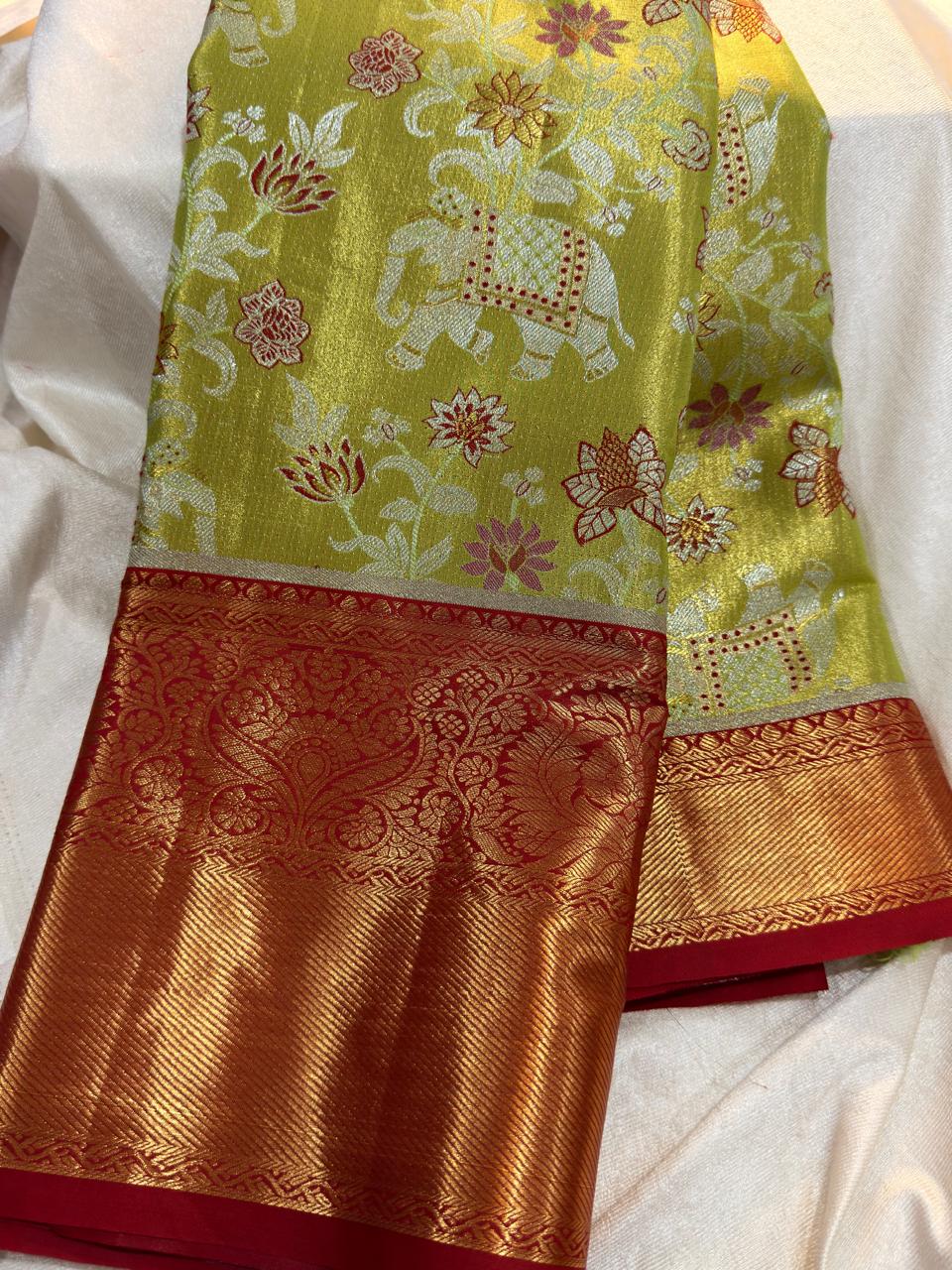 90% offer Kanchi pattu collection