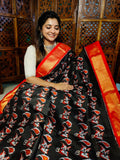 50% offer ikkat pattu sarees 
Silk mark certified