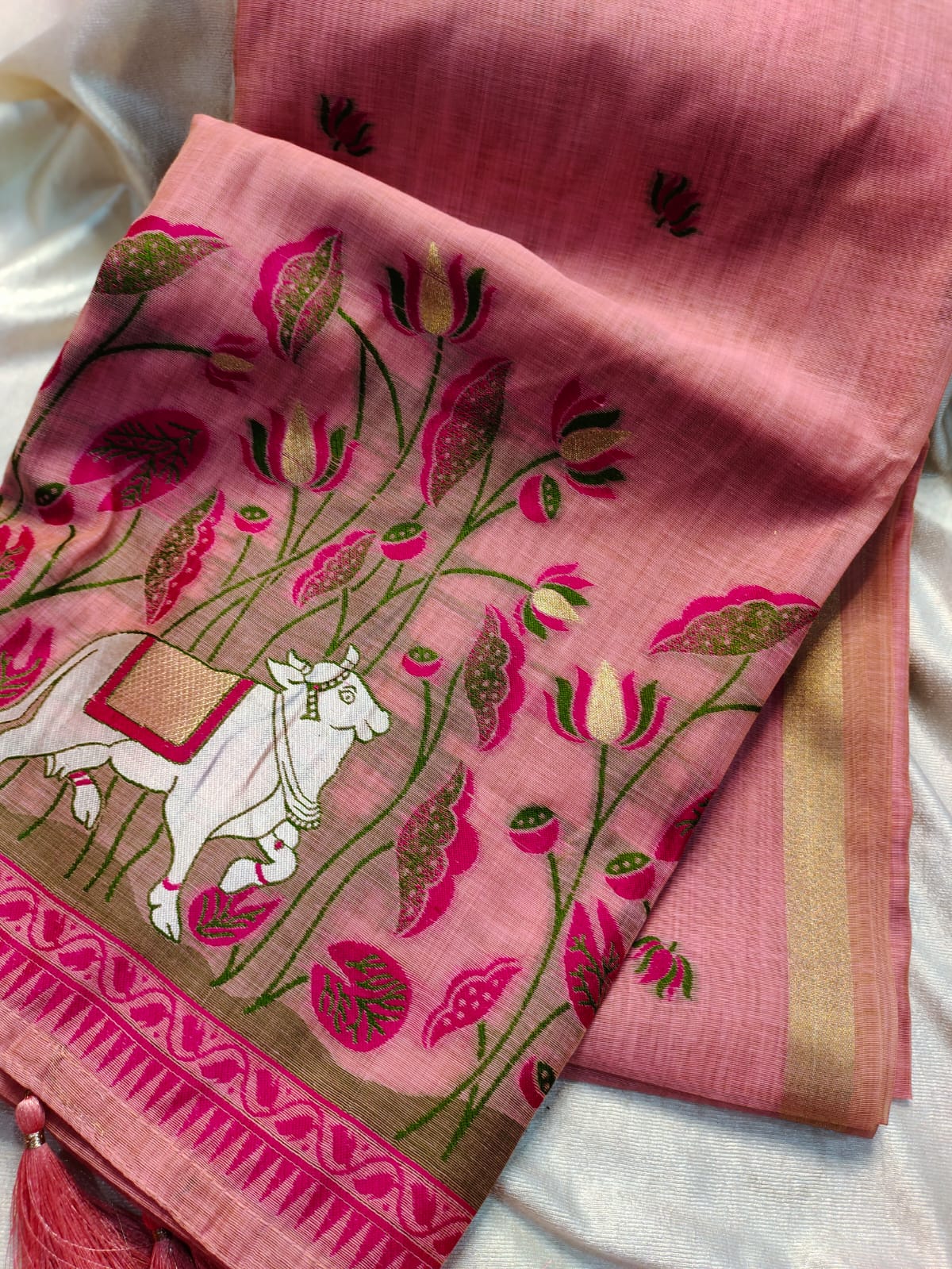 Chanderi jamdhani sarees