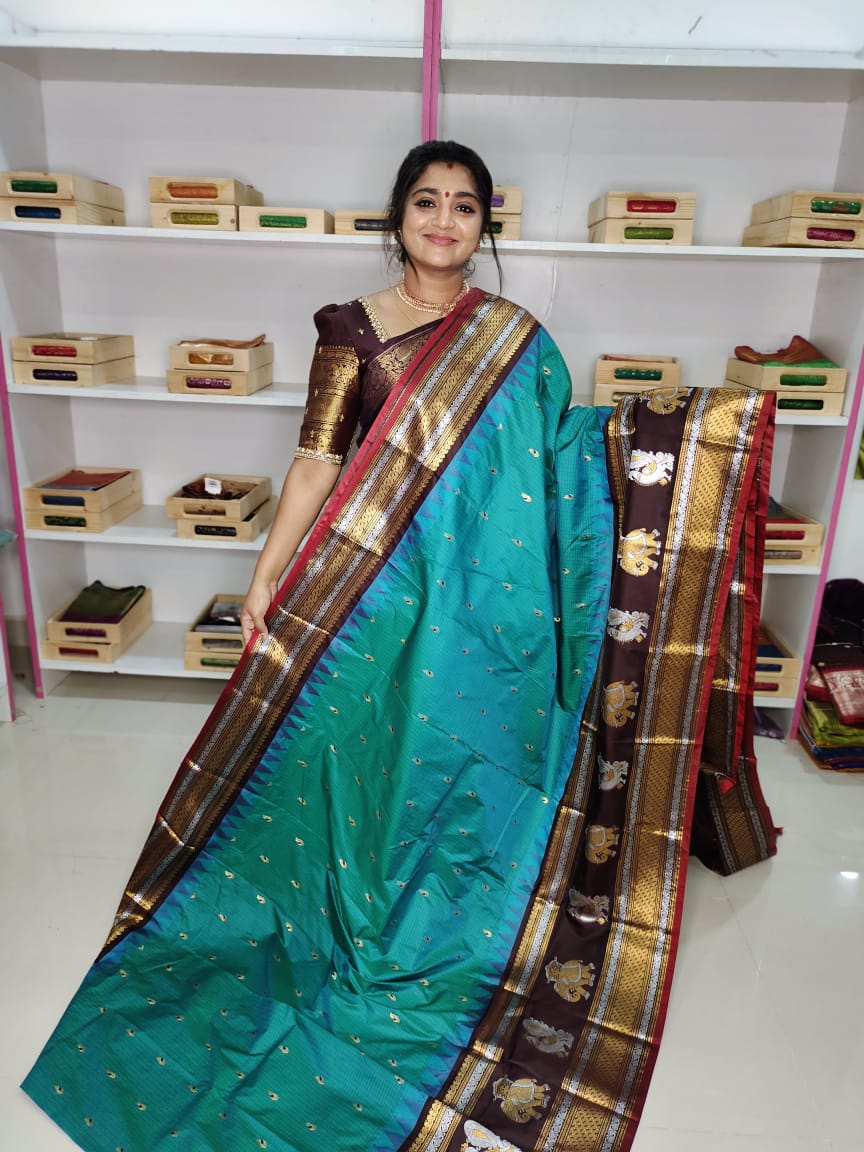 Primeme gadwal silk saree