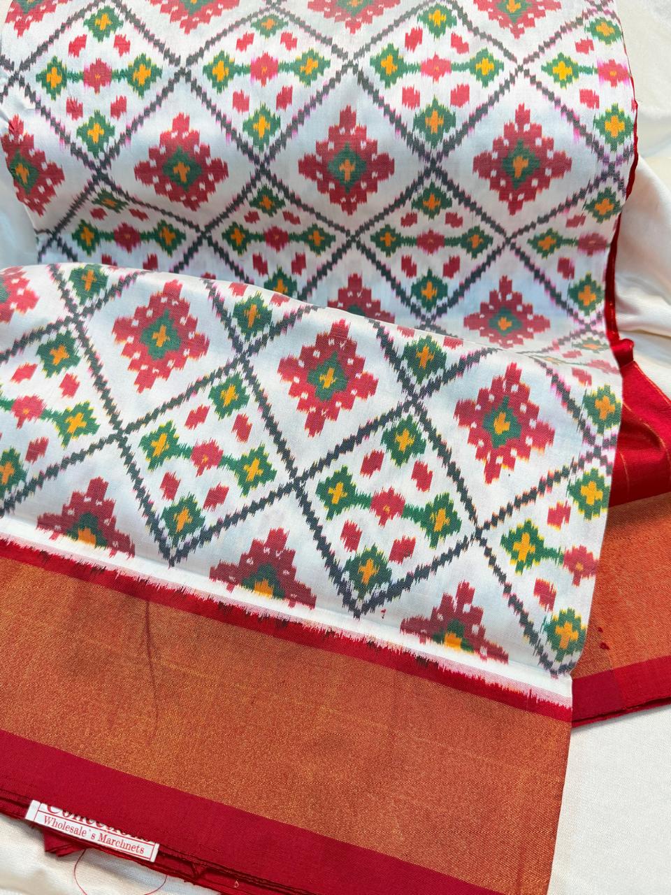 50% Offer Ikkat Pattu Saree