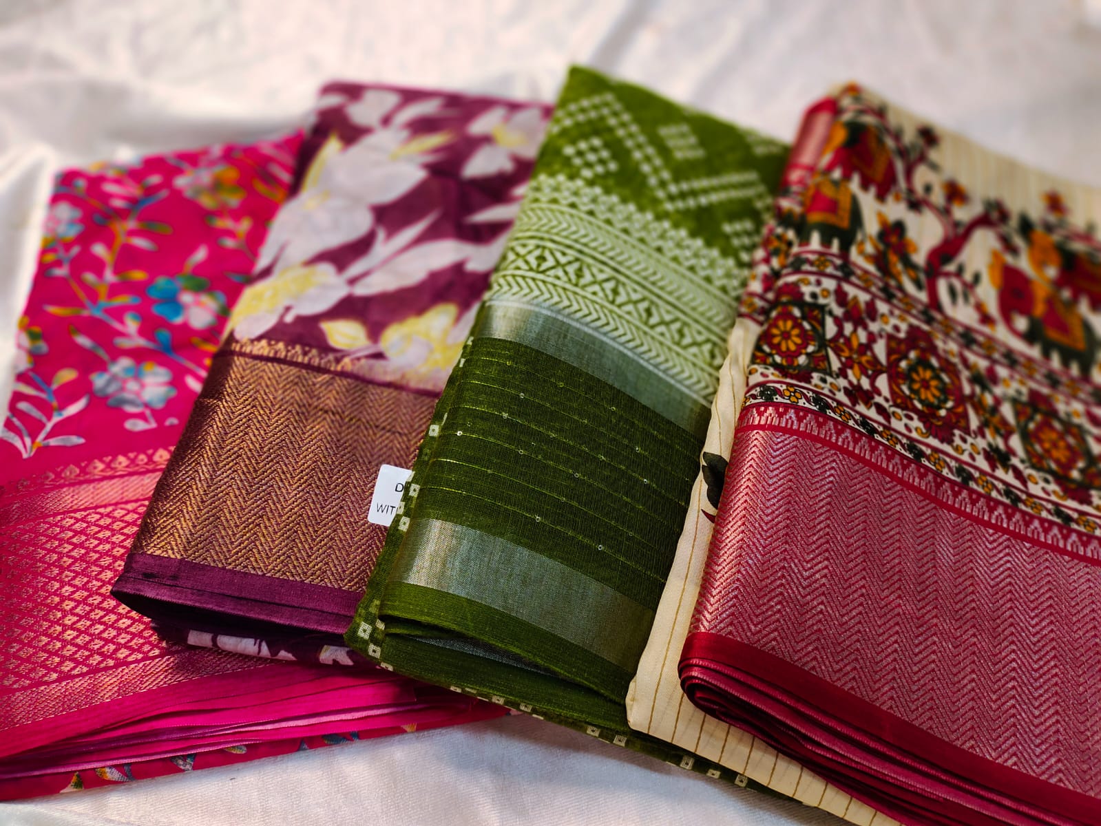 1+3 dola silk saree