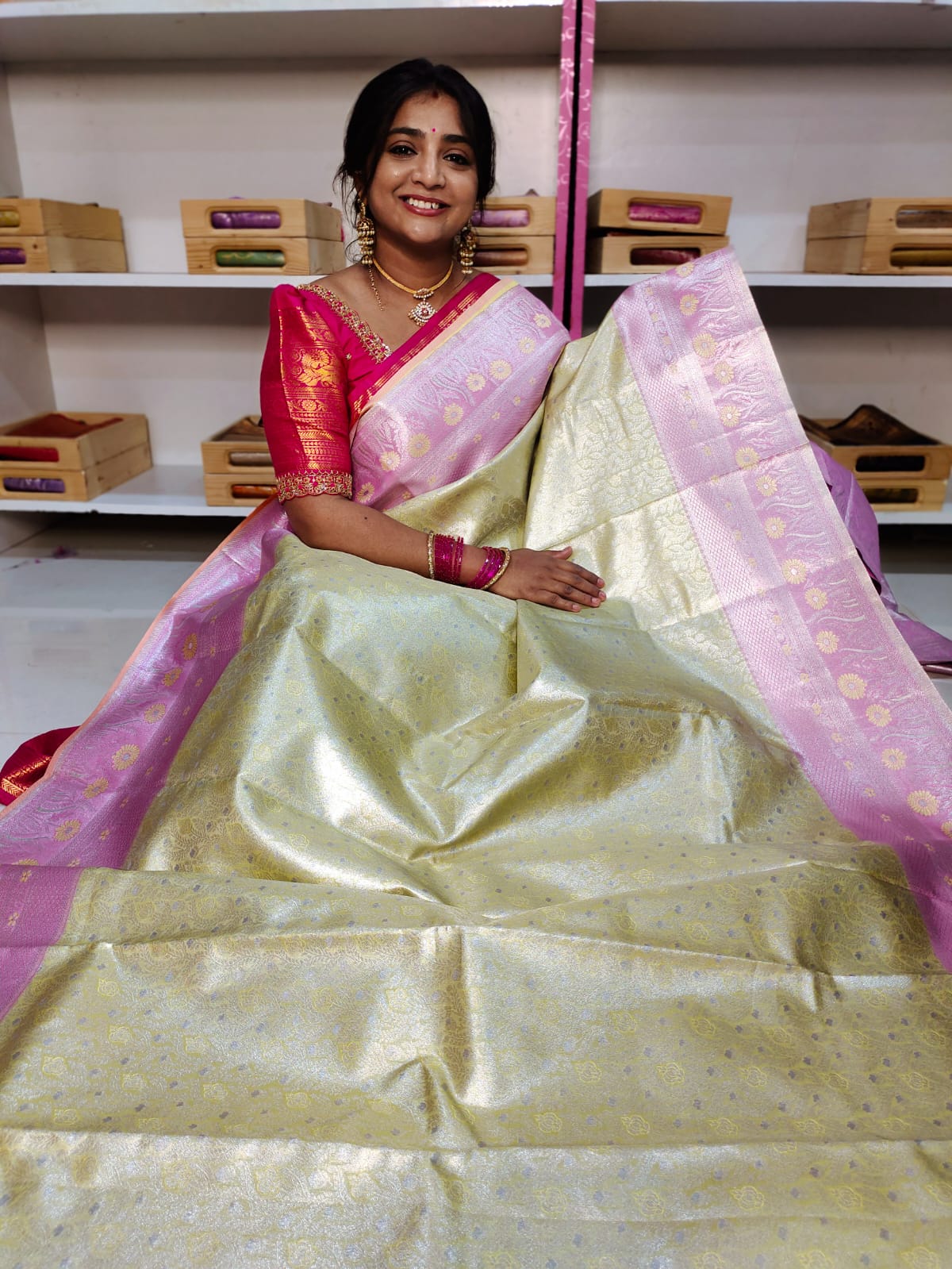 90% offer Kanchi pattu collection