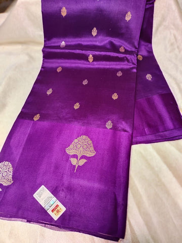 100% silk mark certified green Mango silk saree
