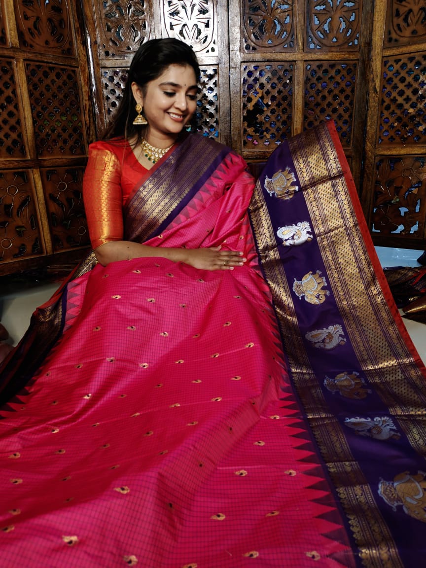 Vitange gadwal silk