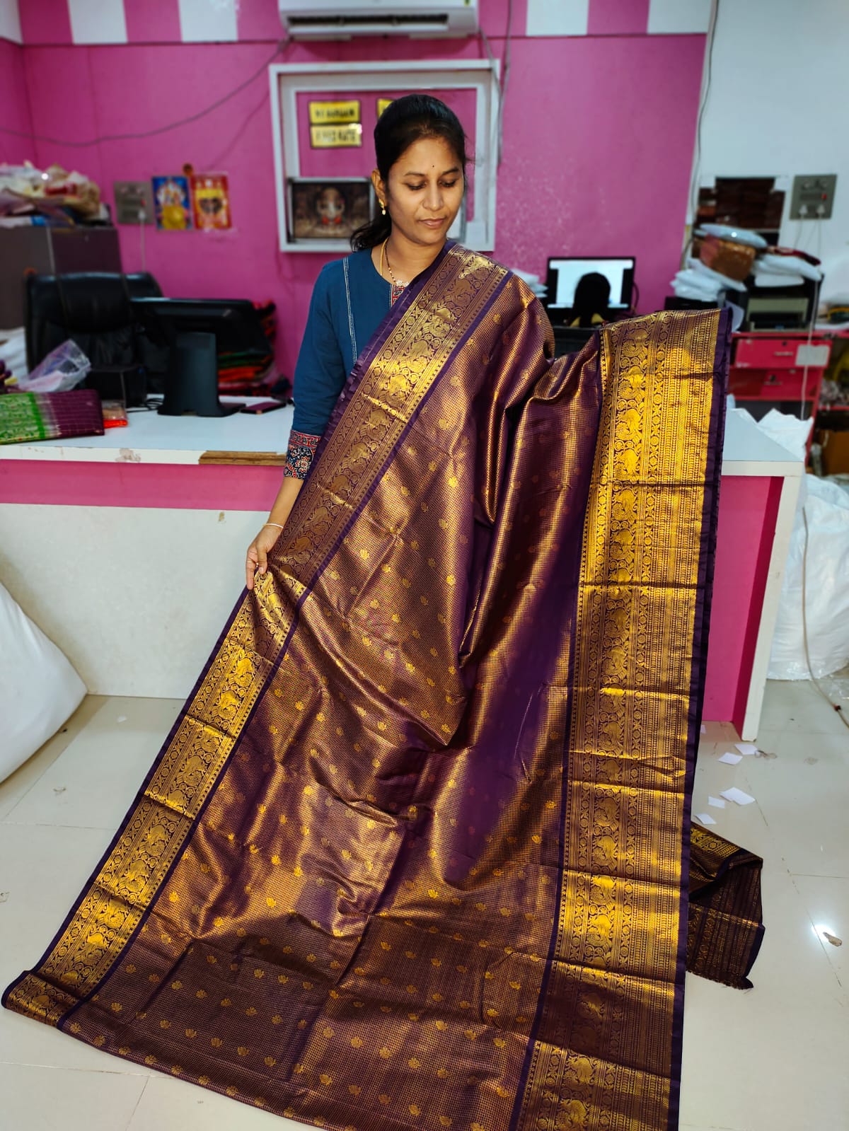 Vintage gadwal sarees