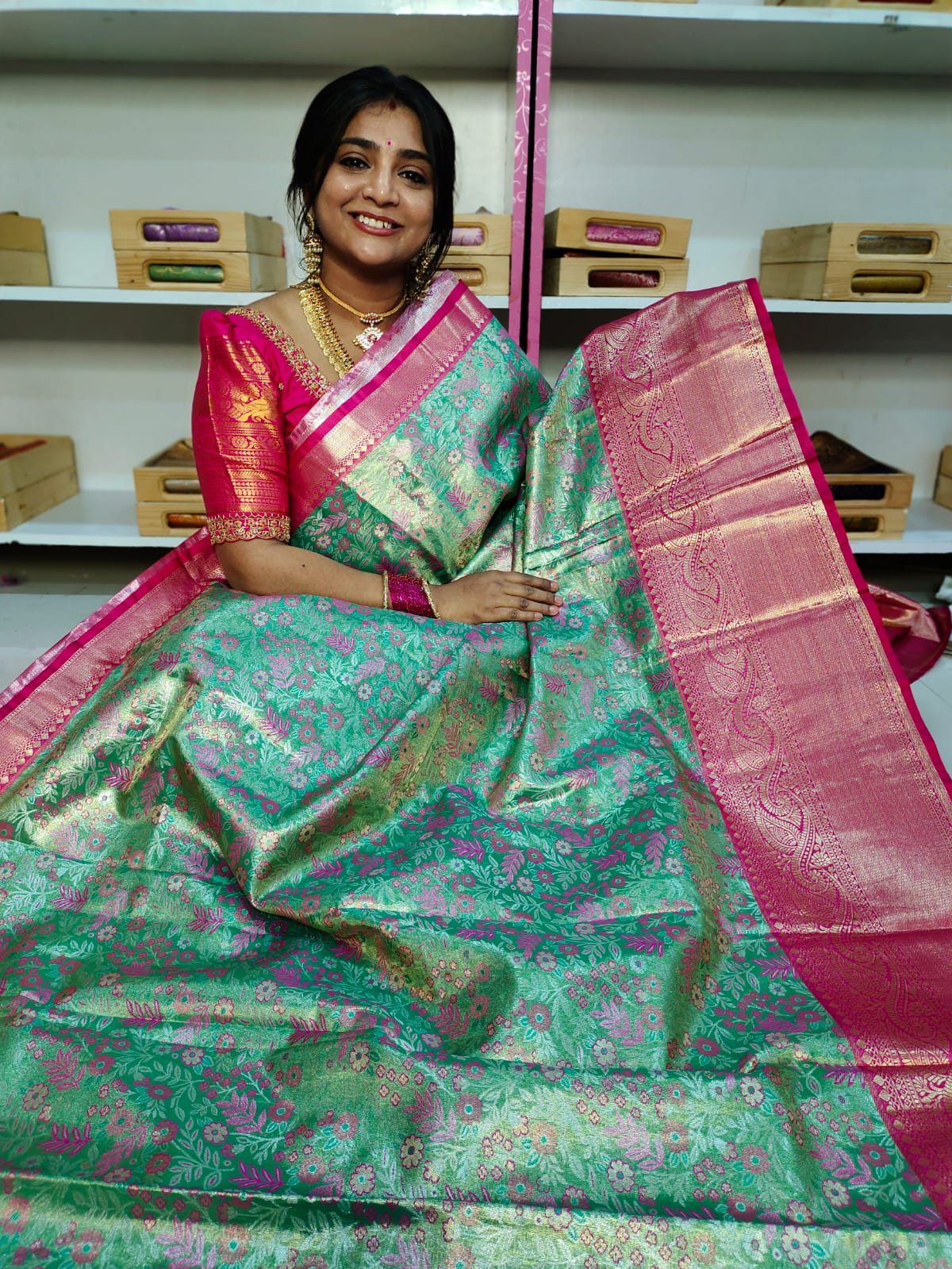 90% offer Kanchi pattu collection