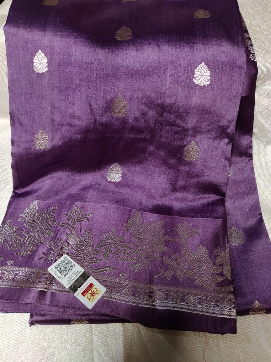 100% silk mark certified green Mango silk saree
