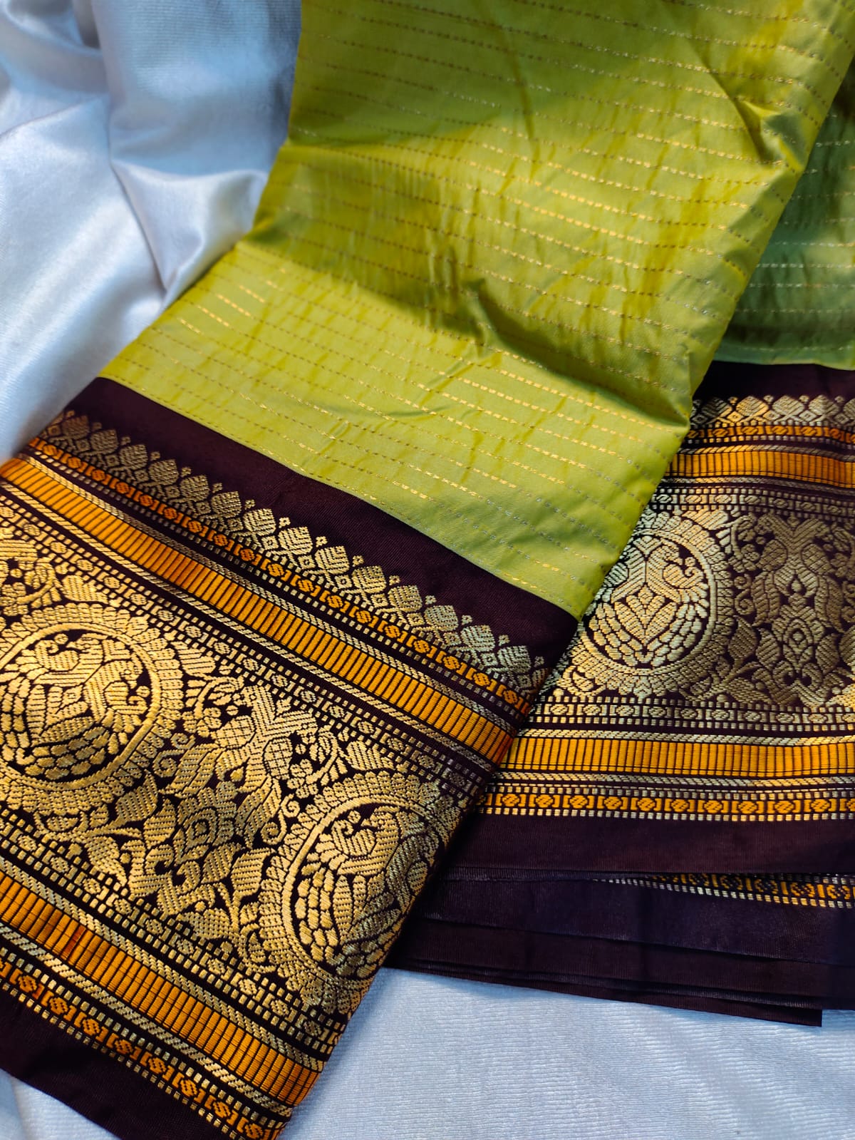 Vintage gadwal silk