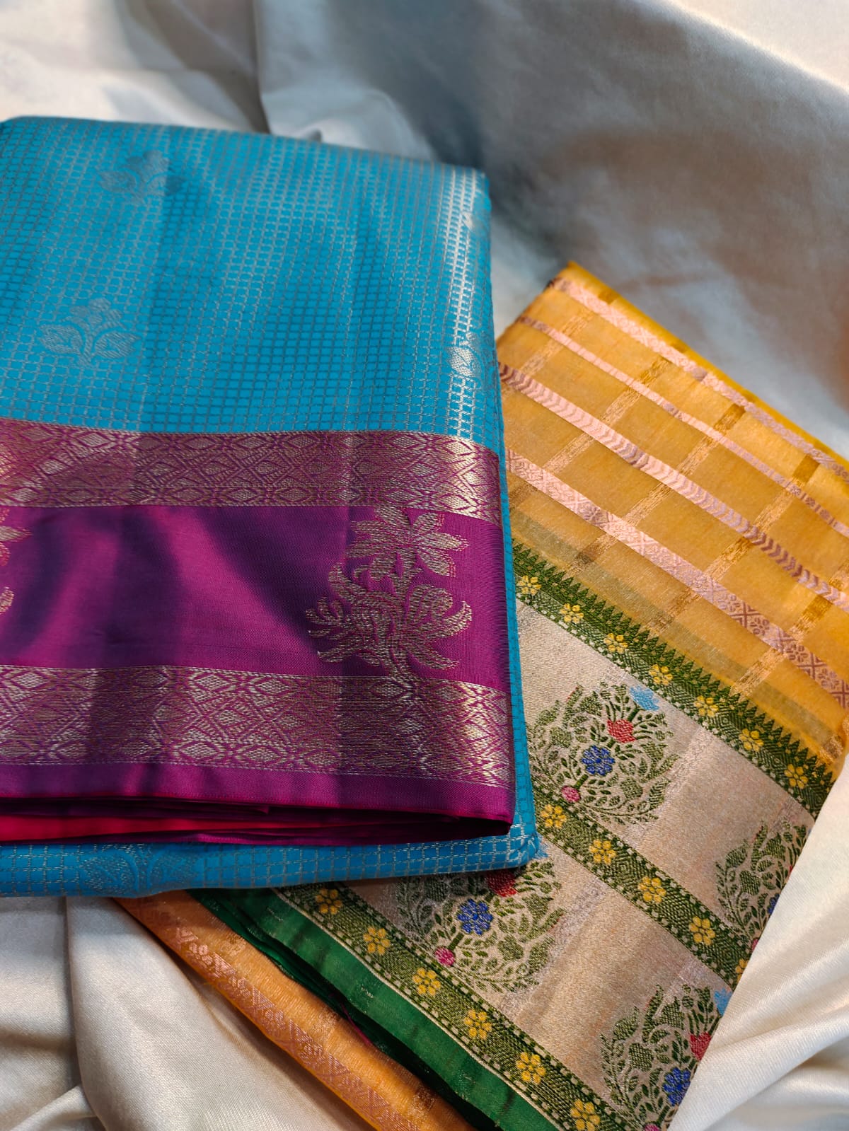 1+1 fancy saree