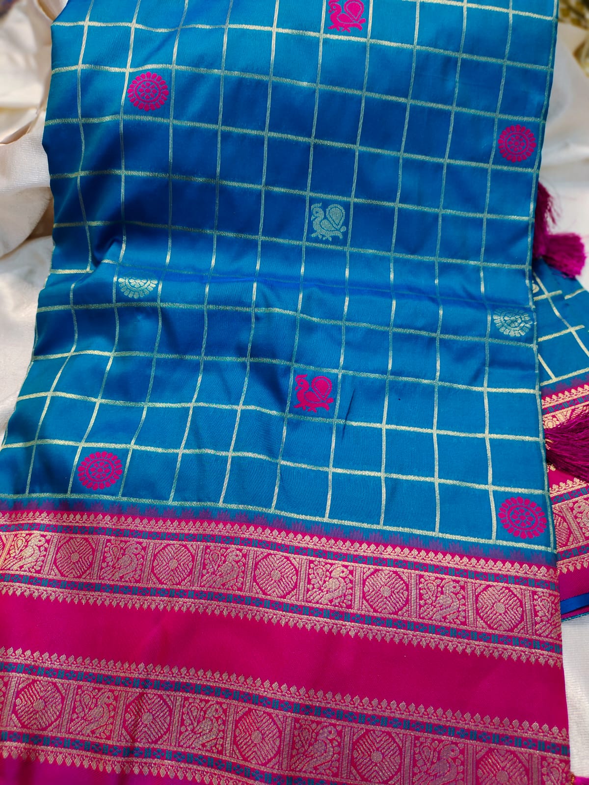 Vintage gadwal silk