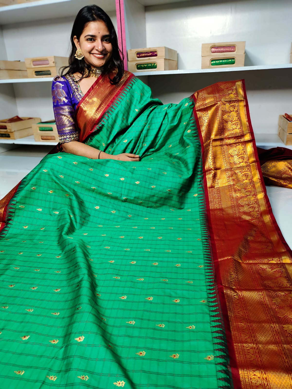 50% offer gadwal silk saree