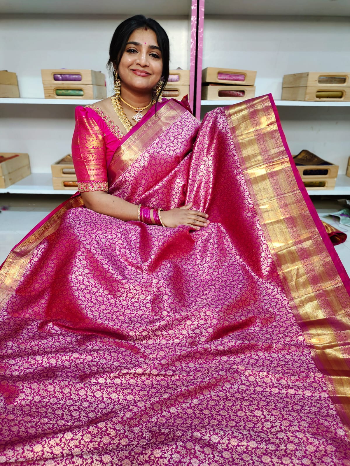 90% offer Kanchi pattu collection