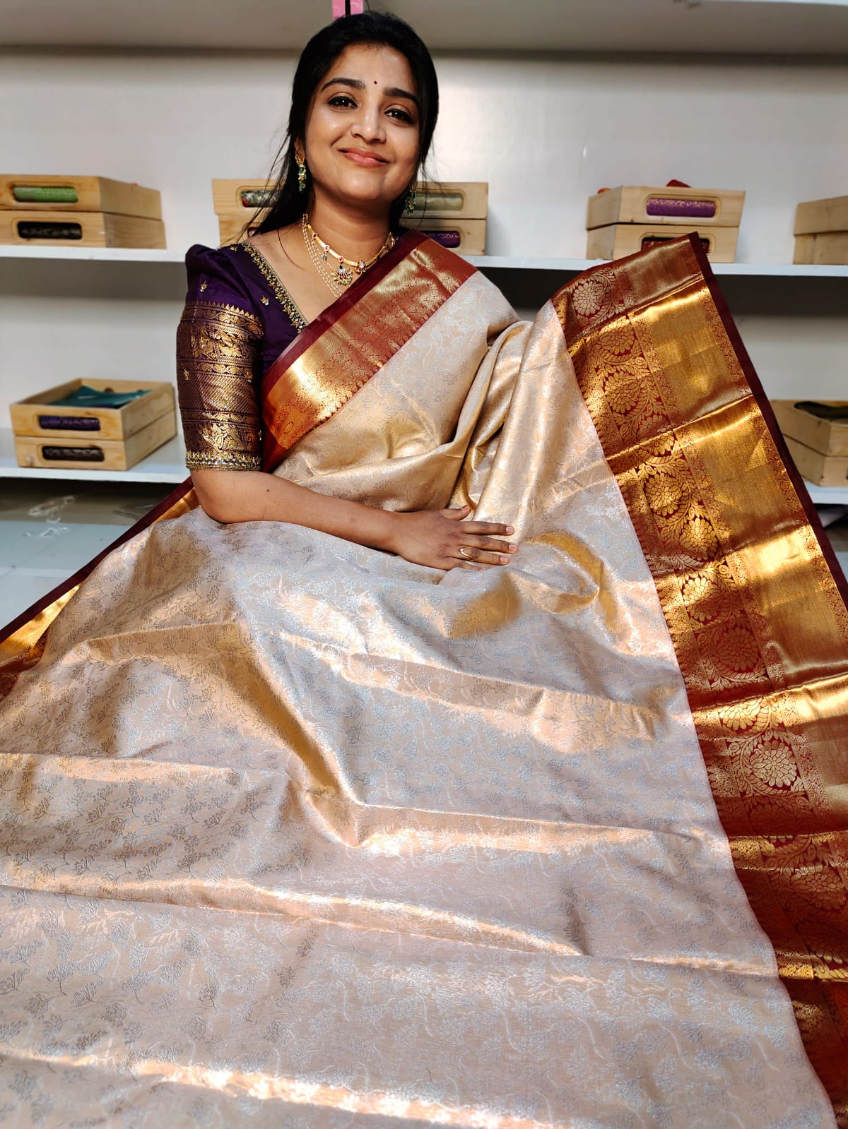 90% ఆఫర్ కంచి పట్టు సేకరణ